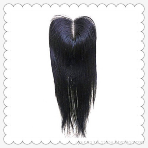 Virgin indian hair hand-knotted lace closure